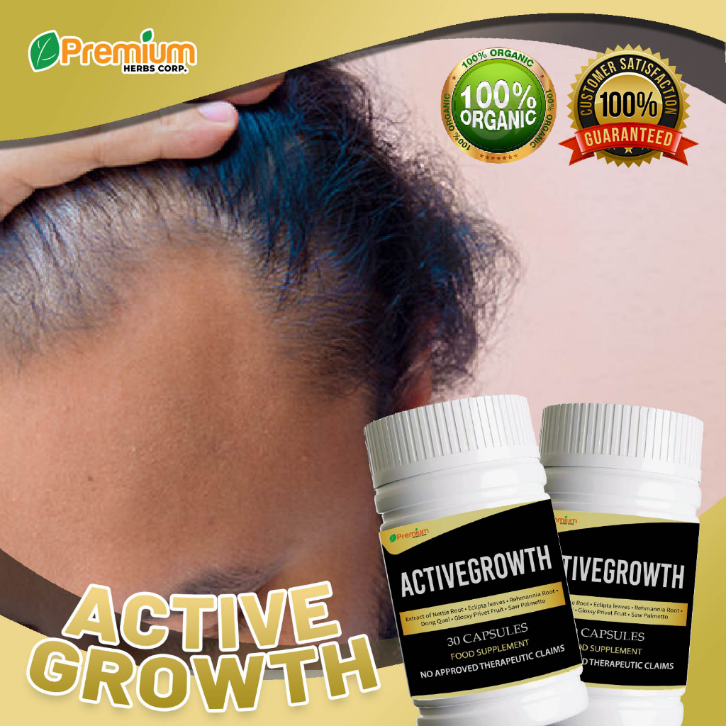 2 bottles ACTIVE GROWTH 100%original Tunay na nakakalago ng buhok at ...