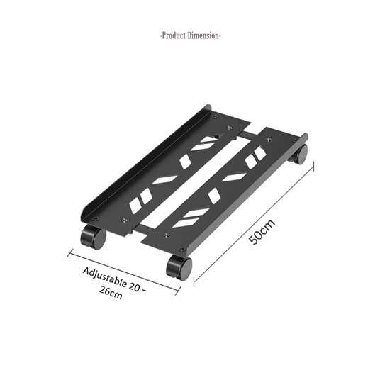 Adjustable CPU Roller Stand with Wheels for Computer PC Case | Shopee ...