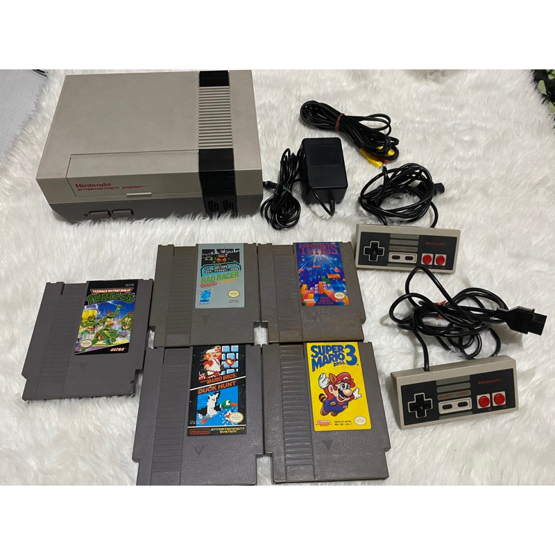 NINTENDO ENTERTINMENT SYSTEM BUNDLE WITH 5 games | Shopee Philippines