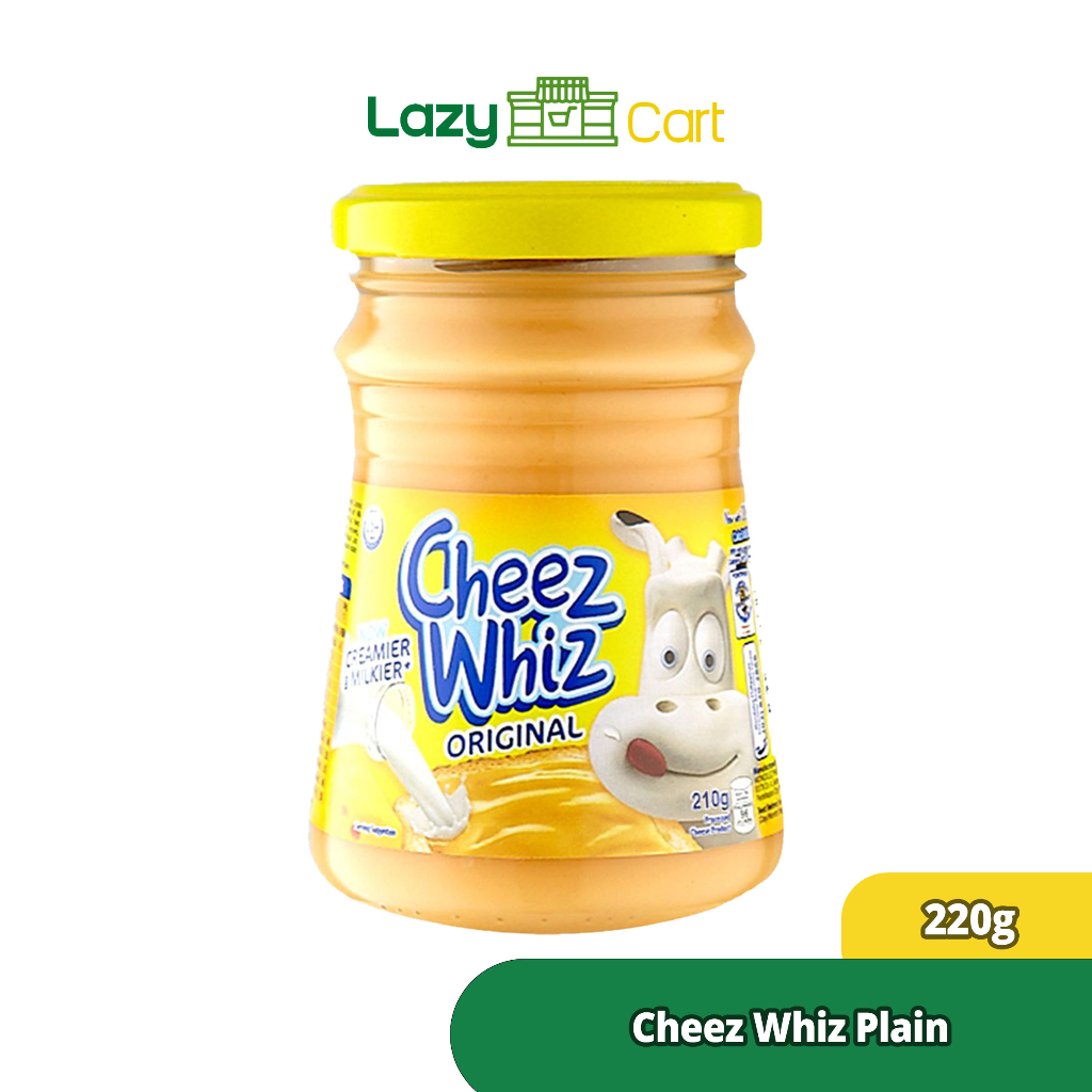 Lazycart Cheez Whiz Plain Bottle 210g Palaman Shopee Philippines