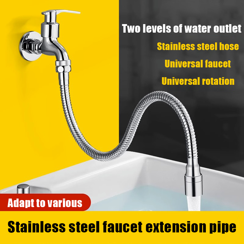 Faucet extender splashproof artifact household hose pipe stainless