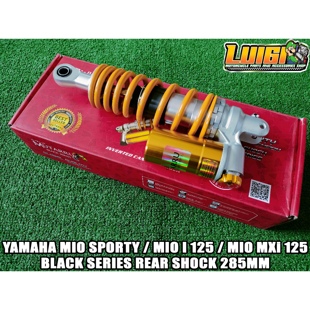 MUTARRU YAMAHA MIO SPORTY REAR SHOCK ADJUSTABLE W/TANK 285MM | Shopee ...