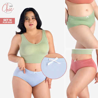 3PCS/set Plus Size for Women Underwear Ladies Briefs of Large Size