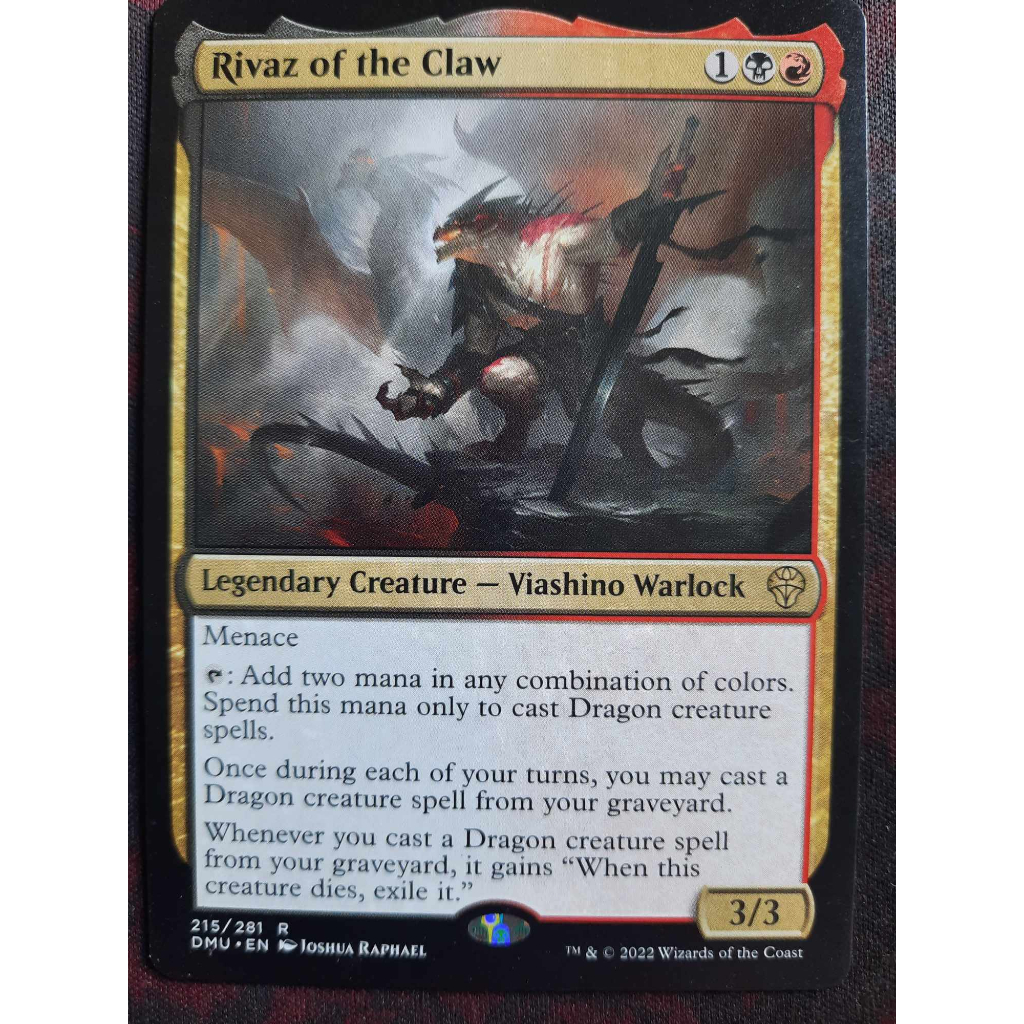 Rivaz of the Claw ( MTG / Rare / Legendary Creature / DMU ) | Shopee ...