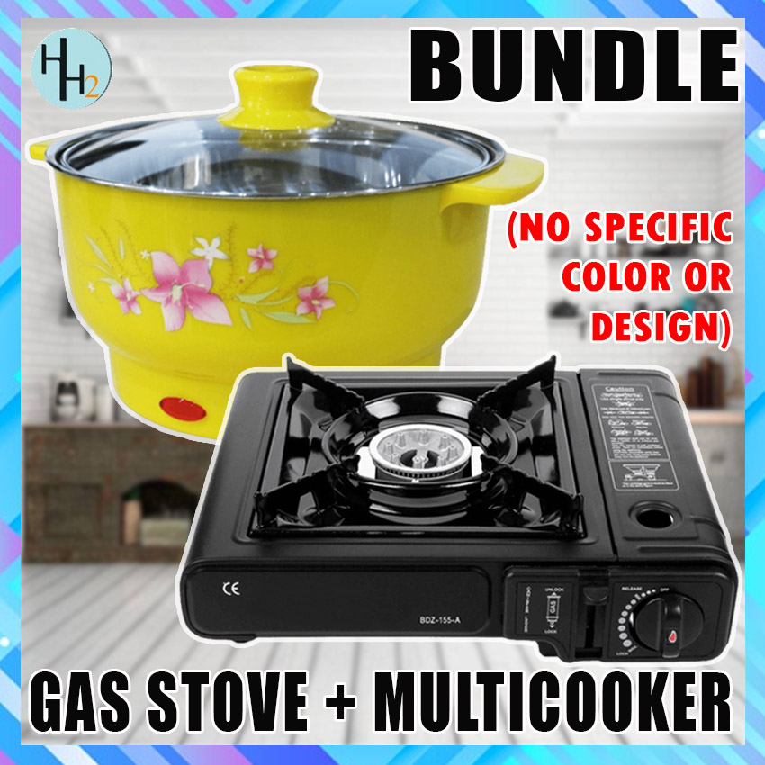 BUNDLE BDZ155A Portable Butane Mini Gas Stove WITH Stainless Steel