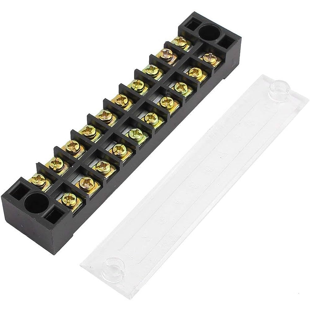 Terminal Block 600V 10 to 20 Slots 15A 25A Copper Molded Type ...