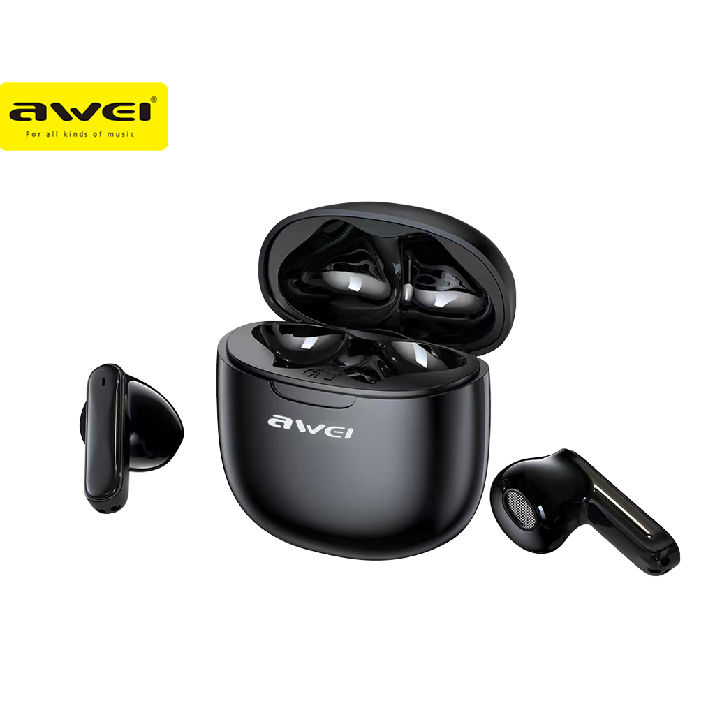 Awei T68 ENC Bluetooth Headset TWS Wireless Gaming Earphone