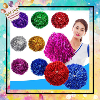 6 Pièces Cheerleading Pompons Multicolores Pompons de Pom-Pom Girl