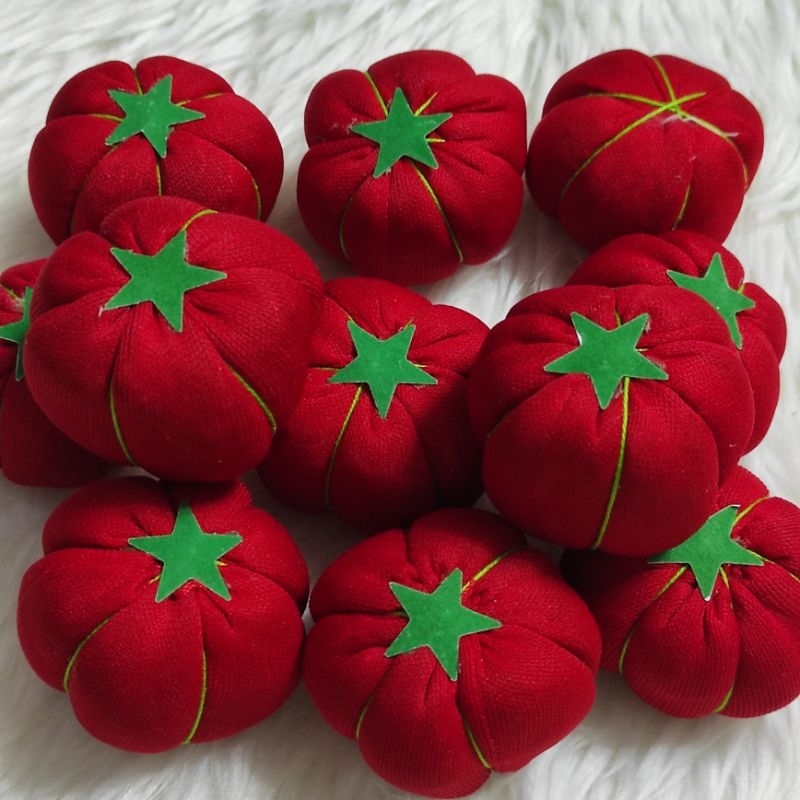 Tomato Pin Cushion Needle Holder Sold Per Piece Shopee Philippines