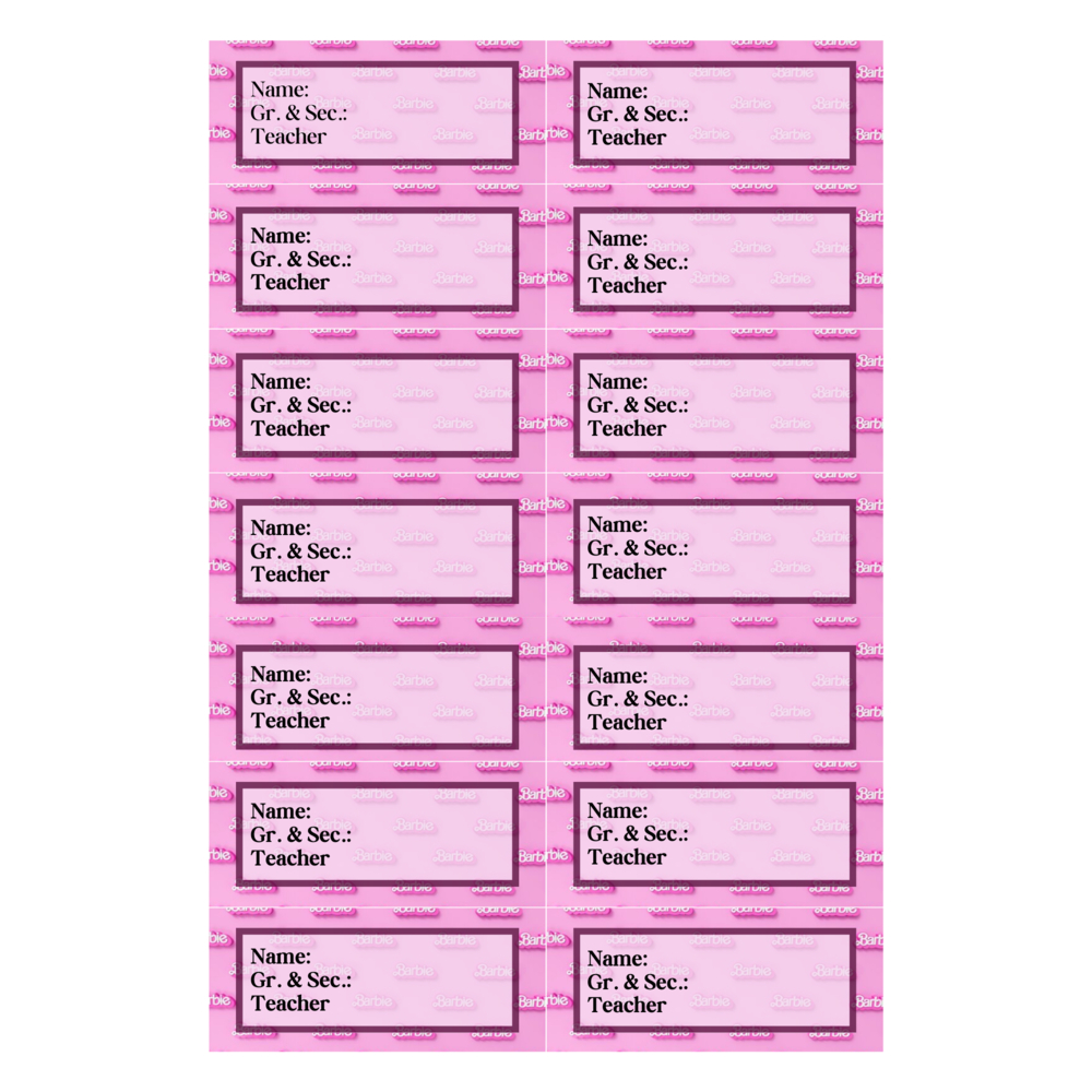 Personalized Notebook and Subject Label Sticker | Shopee Philippines