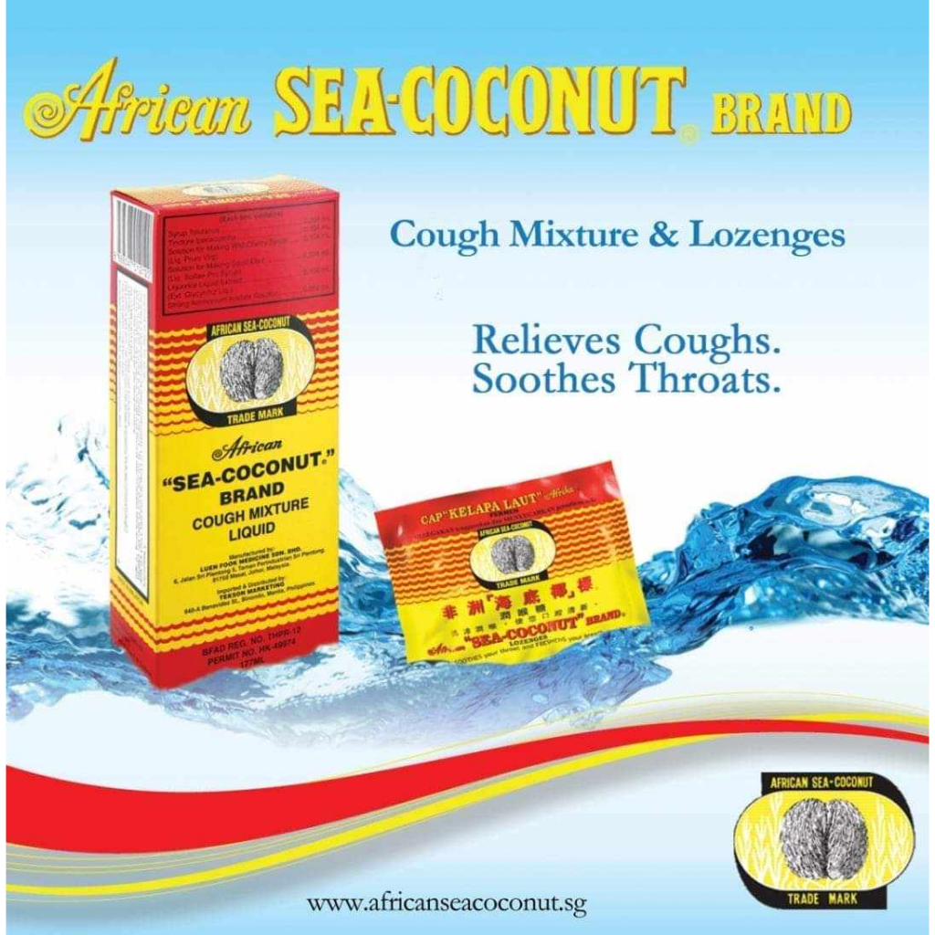 African SeaCoconut Brand Cough Mixture Liquid (177mL) Shopee Philippines