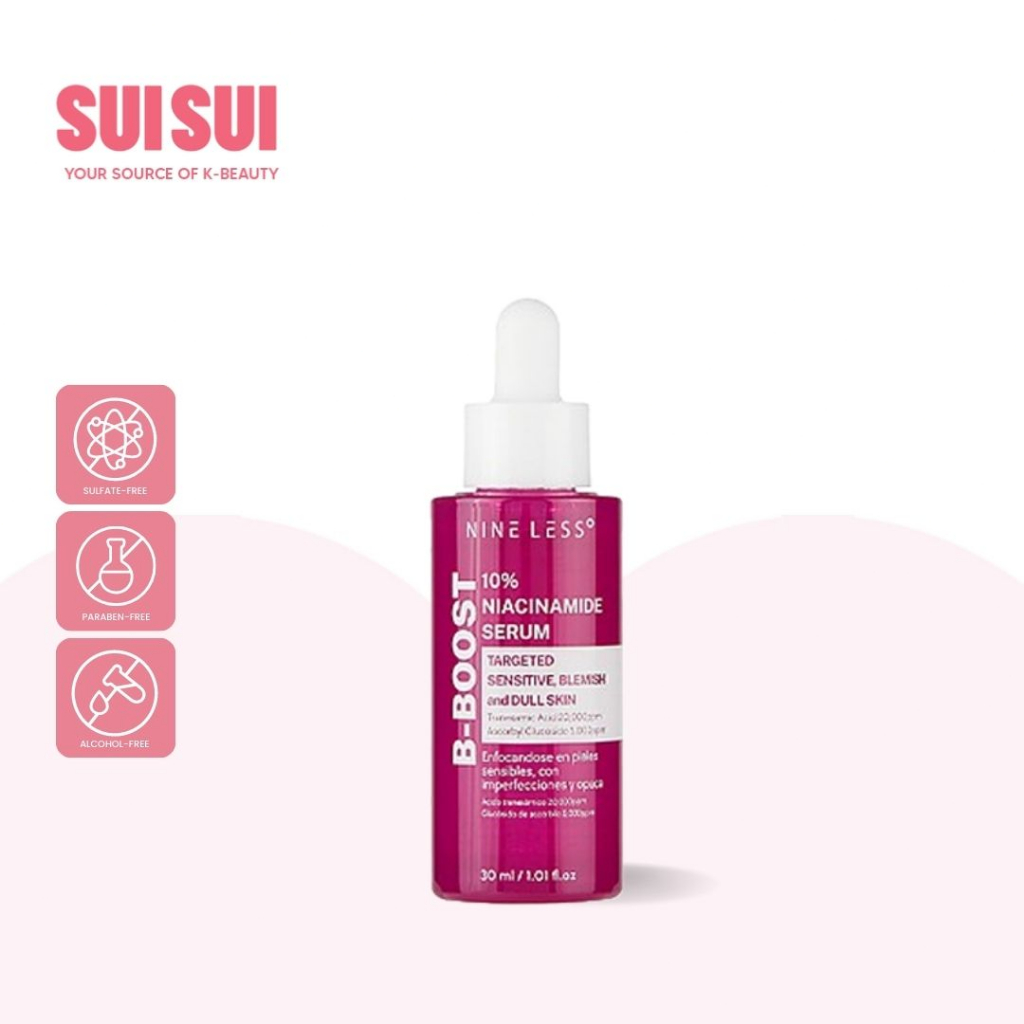 NINE LESS B-Boost 10% Niacinamide Serum 30ml | Shopee Philippines