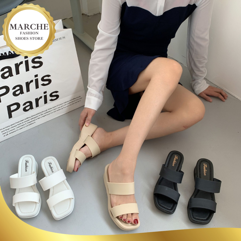 Marche 2022 New Korean Version ThickSole Wedge Sandals For Women(add