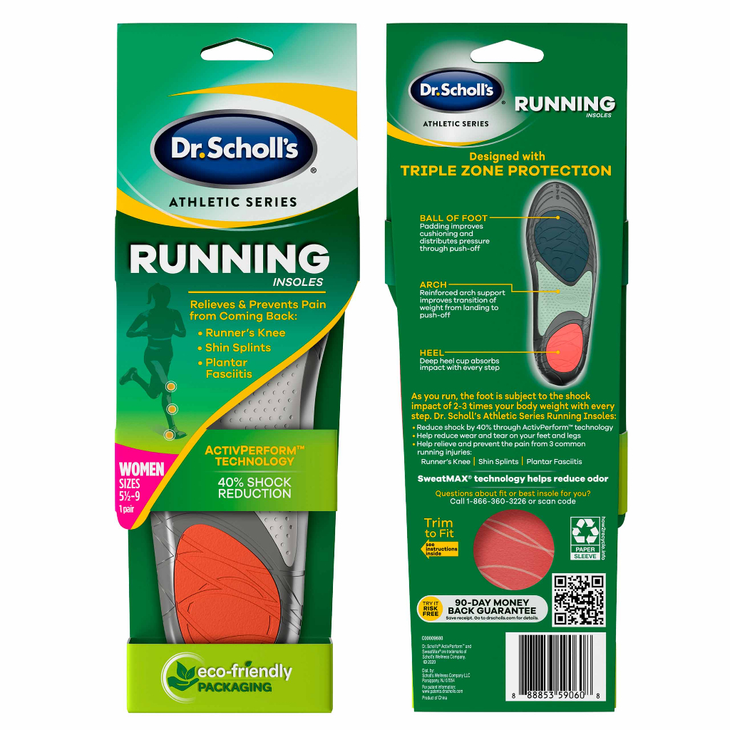 Dr. Scholl s Running Insoles Men Women Shopee Philippines