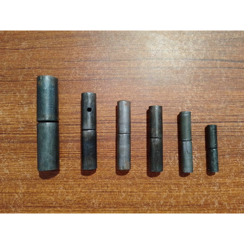 CYLINDRICAL HINGES ALL SIZES FOR STEEL CRAFTS ; STEEL DOORS AND GATES