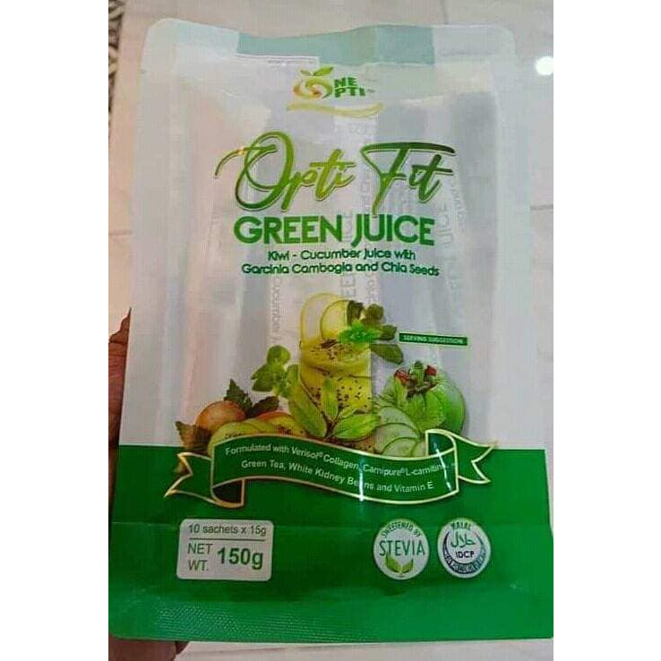Opti Fit Green Juice 10 Sachets | Shopee Philippines