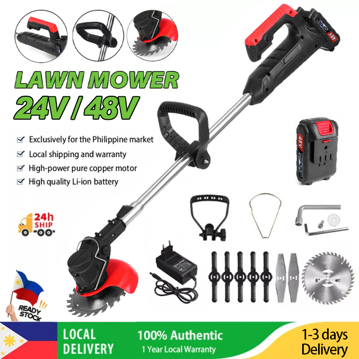 Lawn Mower Grass Cutter Japan Heavy Duty Charger Rechargeable Sale 48v ...