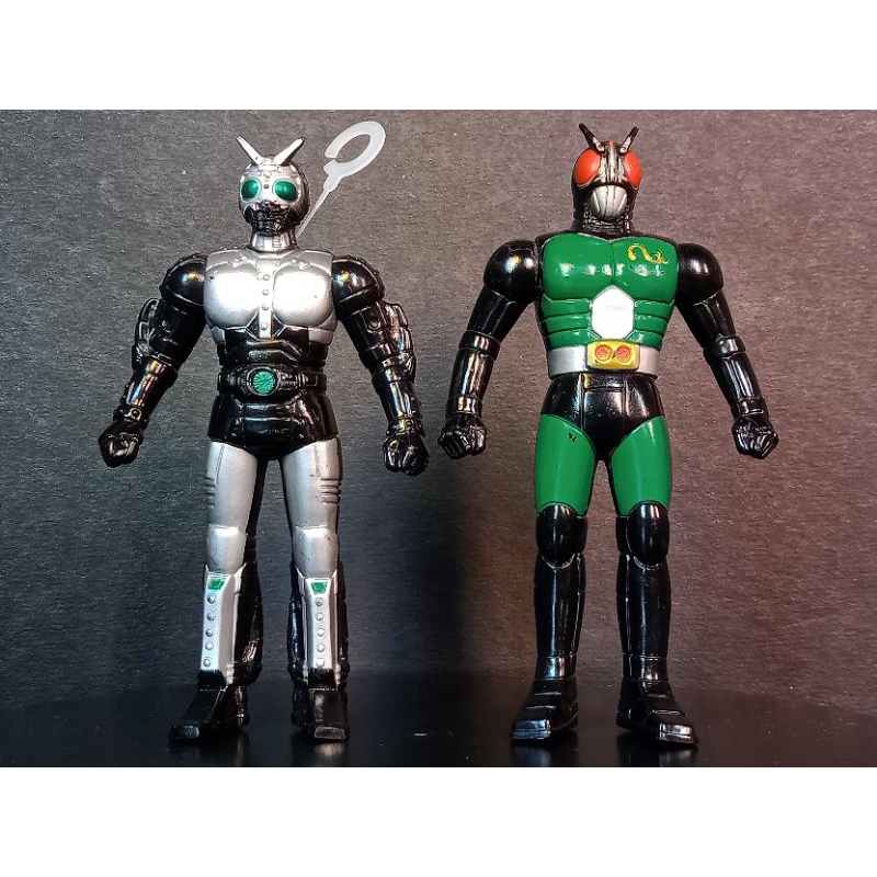 vintage 1988 kamen rider set rider rx shadowmoon biorider roborider 4.5 ...