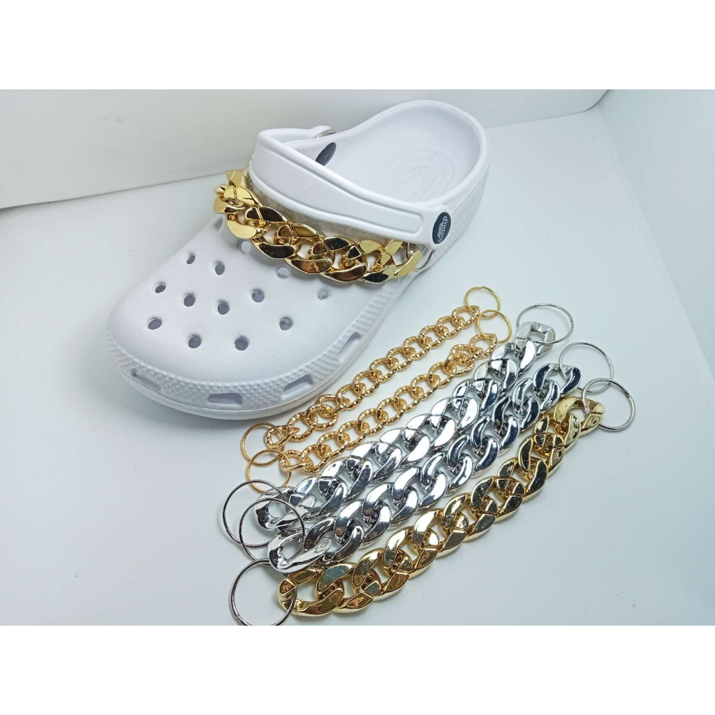 Jibbitz Chain Metal Pearl Bear CROC Shoes Crocs Jibbitz Set DIY Shoes