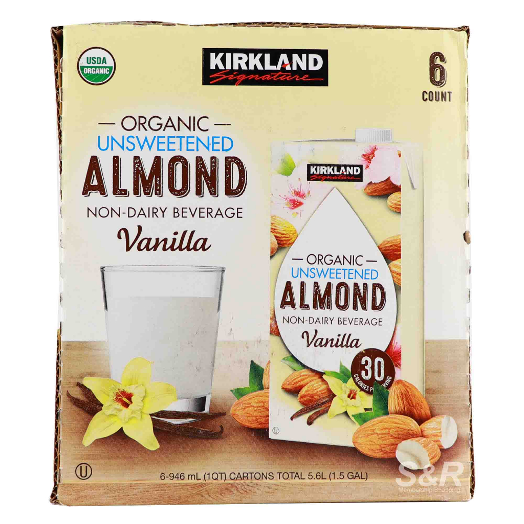 Kirkland Signature Organic Unsweetened Almond NonDairy Beverage