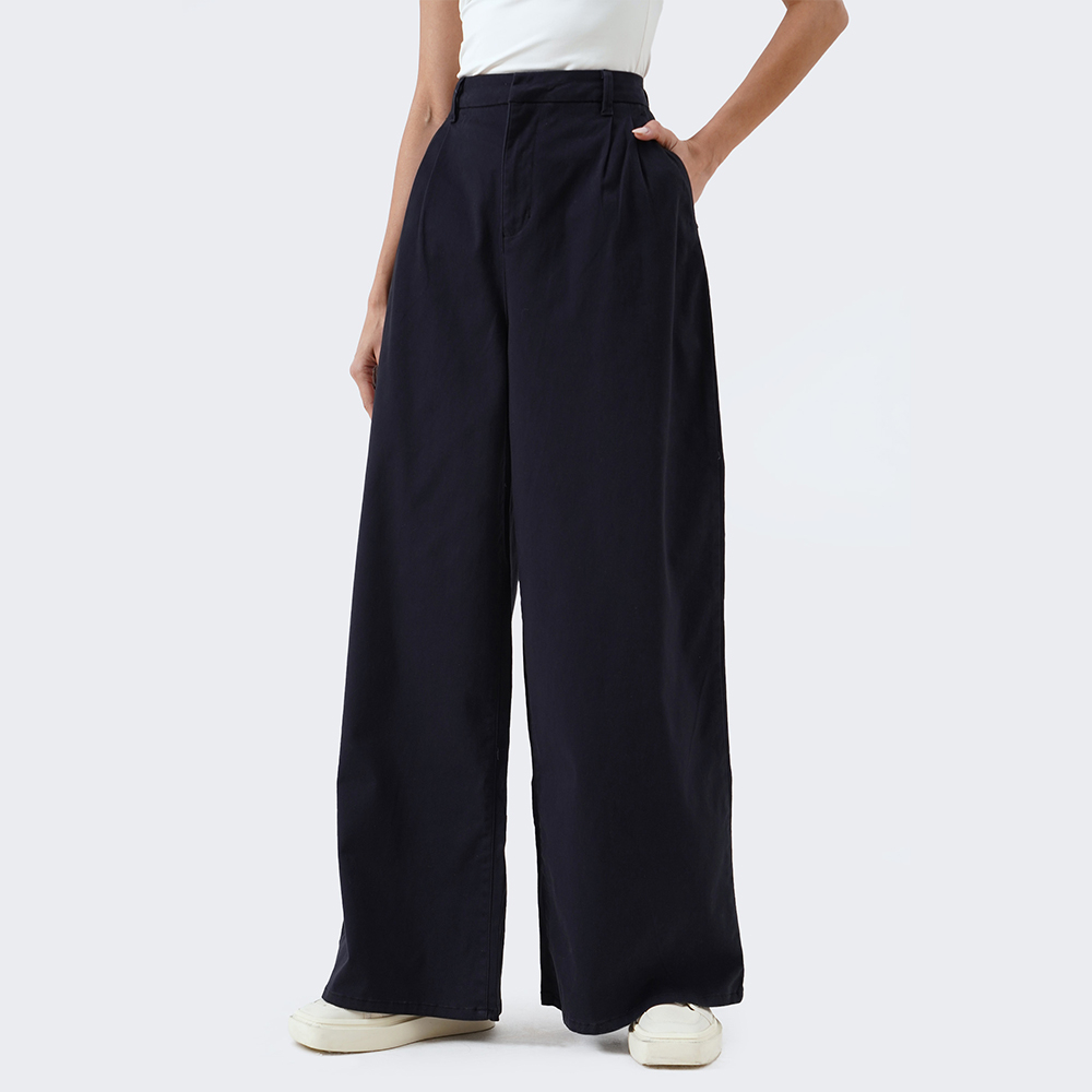 BOCU Women's High-Waisted Wide Leg Pants - The New Standard | Shopee ...