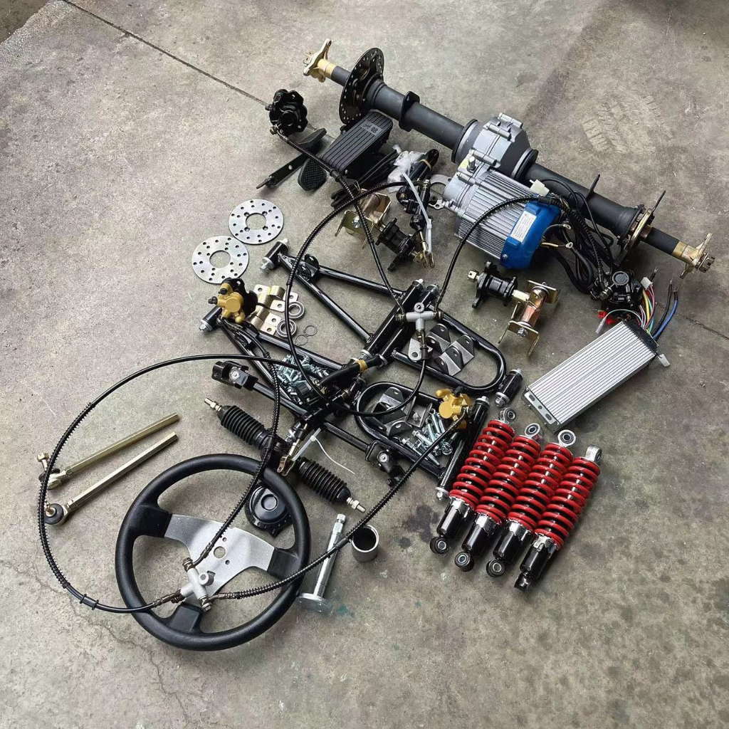DIY electric tricycle assembly ATV fourwheeler spare parts assembly