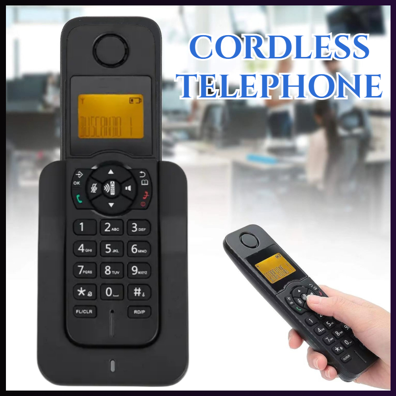 Single Handset Telephone Wiredless Landline with Answering System