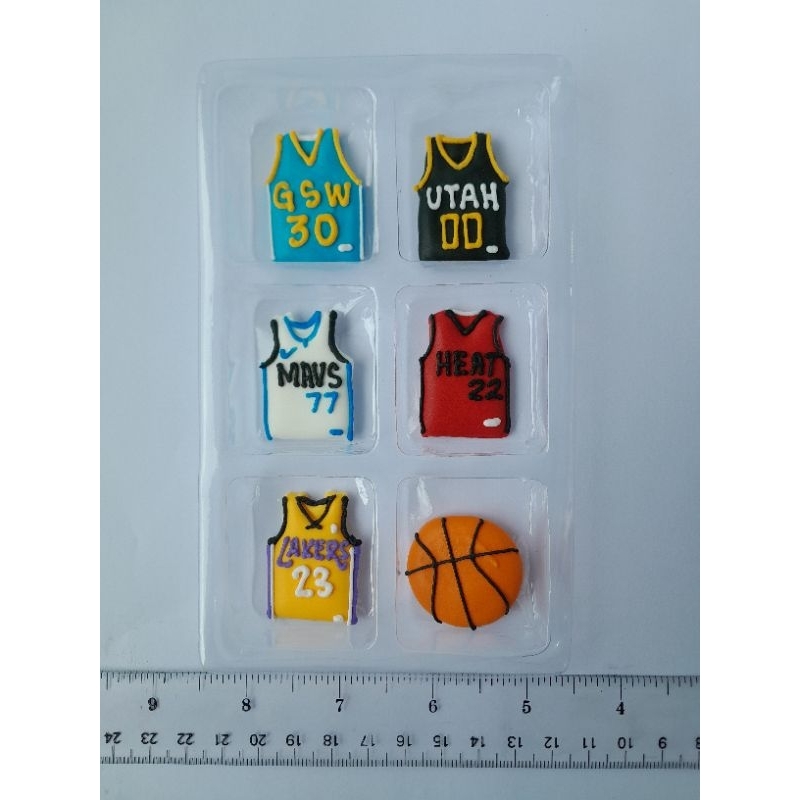 Edible Jersey Basketball Cake and Cupcake Topper Candies Shopee Philippines