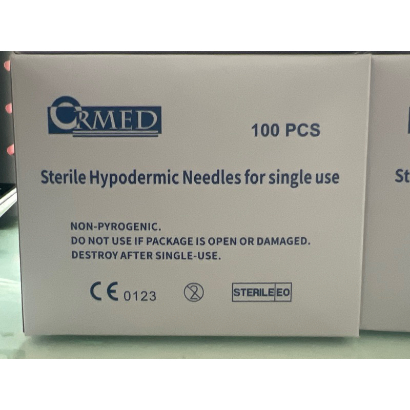 ORMED STERILE HYPODERMIC NEEDLES G,30 x 1/2 " FOR SINGLE USE 100 pcs in