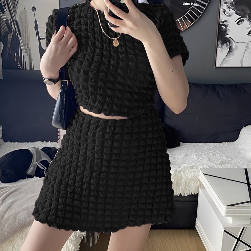 ERA' trendy crop top terno bubbles design individual set for summer ...