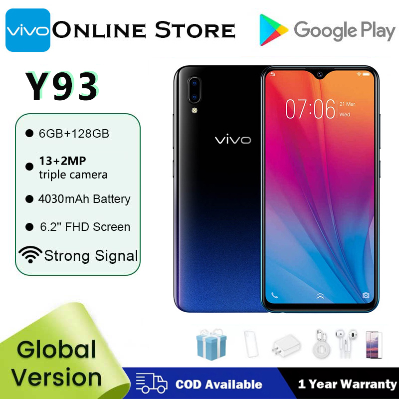 Vivo Y93 Original Cellphone With Fingerprint Recognition And Face