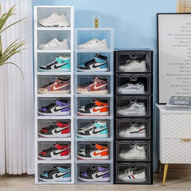 Shoe Box Storage SIDE DROP Thick Material PP PET Shopee Philippines