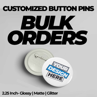 Matte Button Pins, Philippines Delivery, No Minimum Order