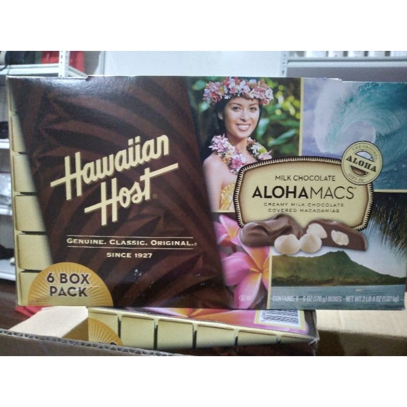 Hawaiian Host Aloha Macs Milk Chocolate 170g Shopee Philippines