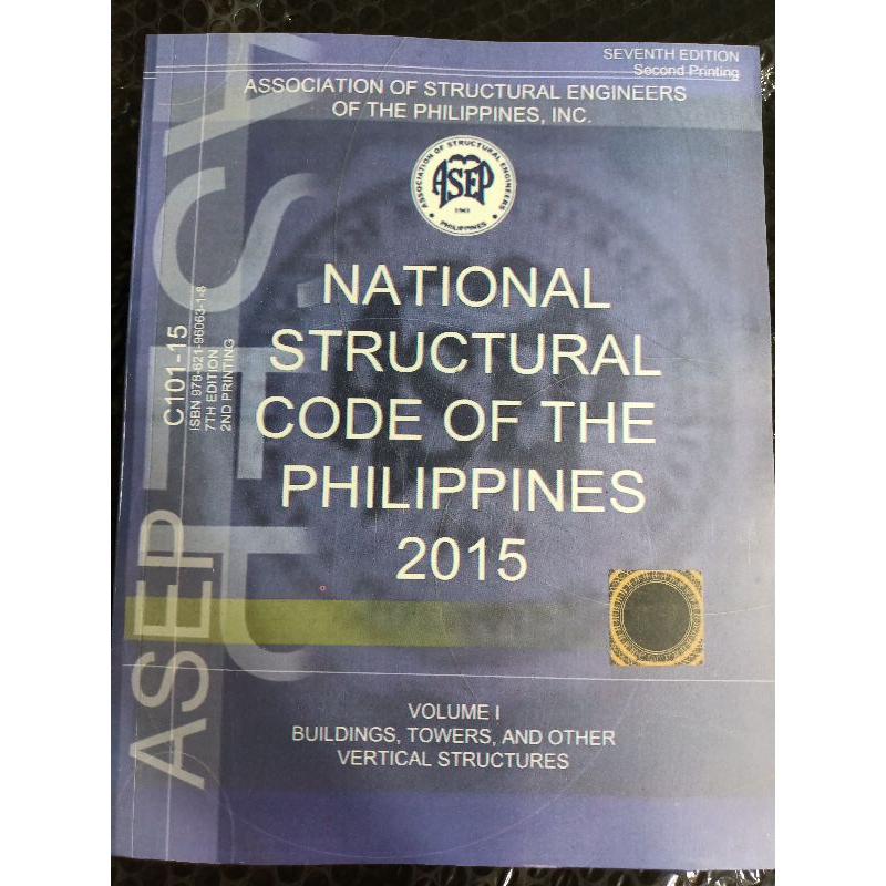 National Structural Code of the Philippines 2015 second printing ...