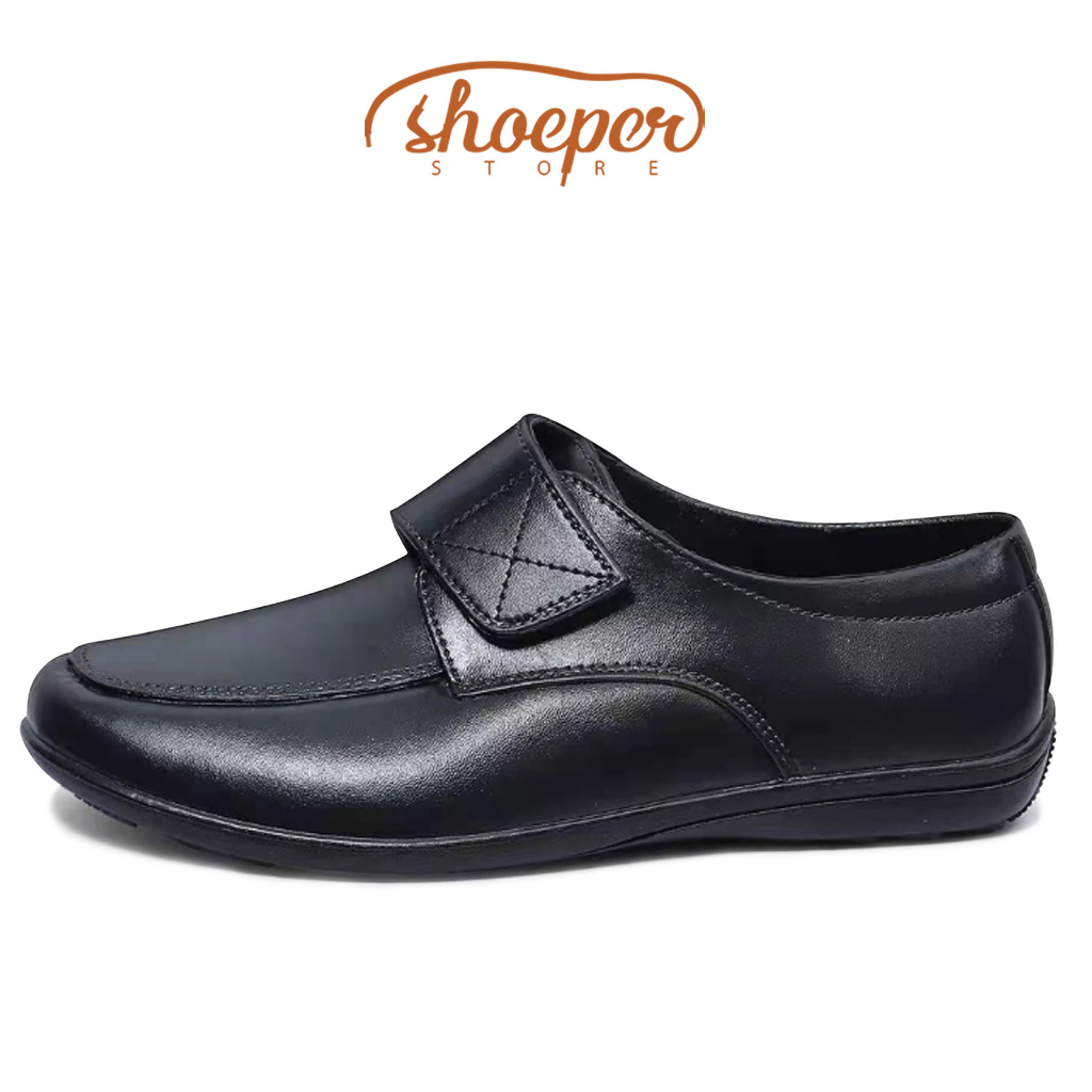 Shoeper Boy Rubber School Black Shoes for Kids Boys Shopee Philippines