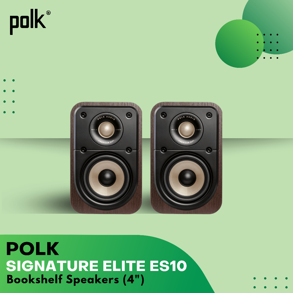 Polk Audio Signature Elite ES10 bookshelf/ surround speakers