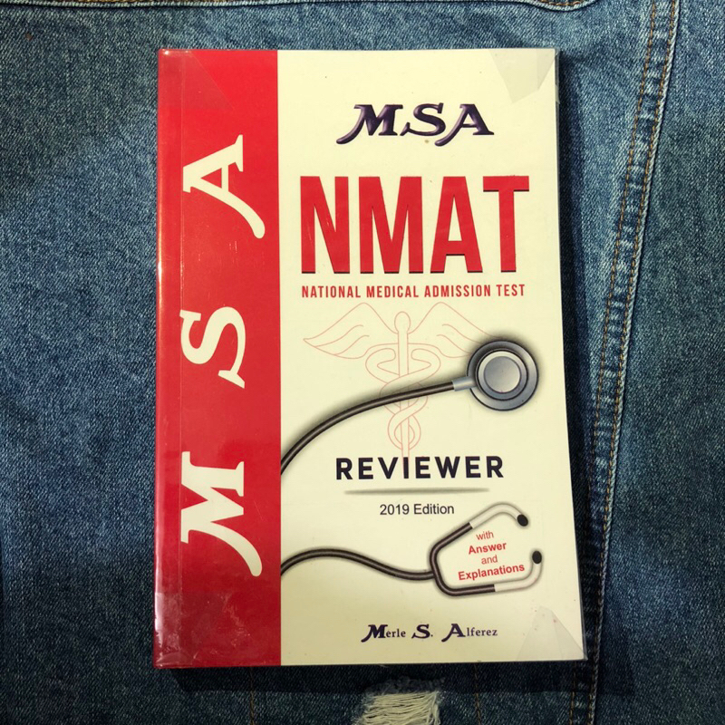 NMAT Reviewer MSA Book Med School Reviewer Med Books Shopee