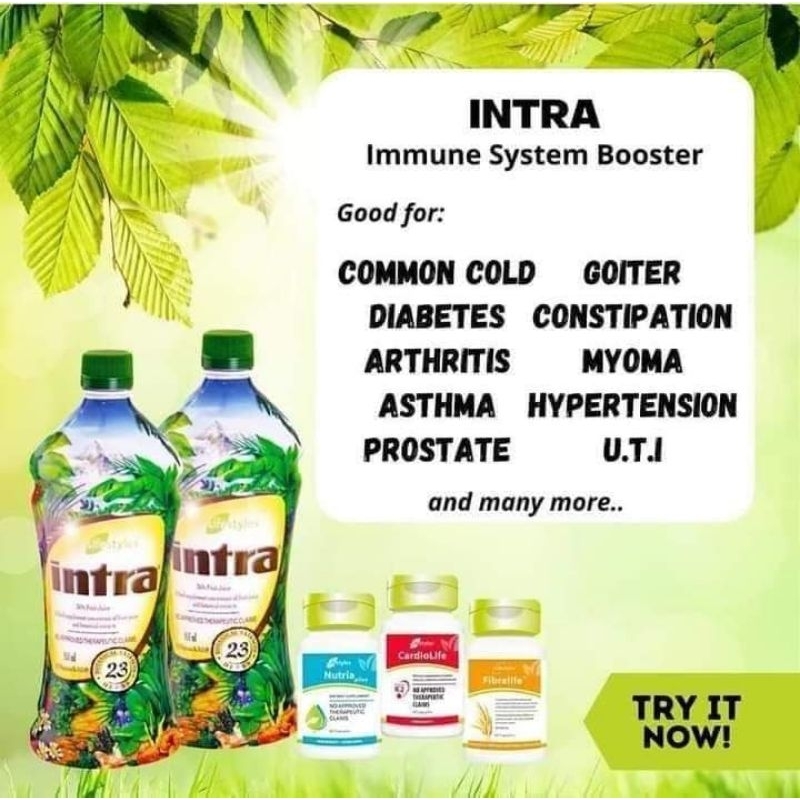 Original Intra Juice, Nutria, FiberLife, CardioLife Shopee Philippines