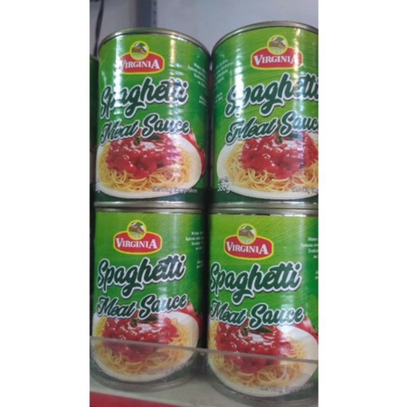 Virginia Spaghetti Meat Sauce W Sausage 380grams Shopee Philippines