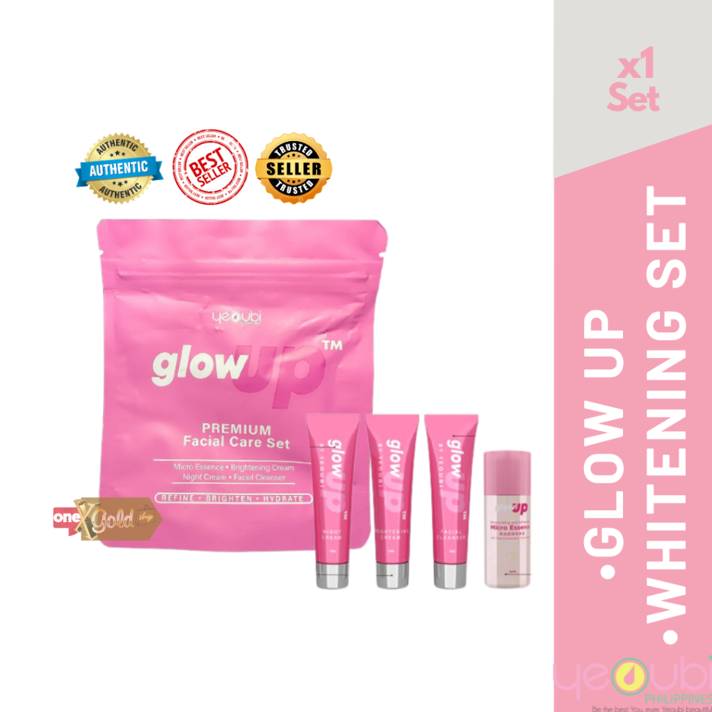 Yeoubi Glow Up Premium Whitening Skincare Set Whitening Facial Cleanser