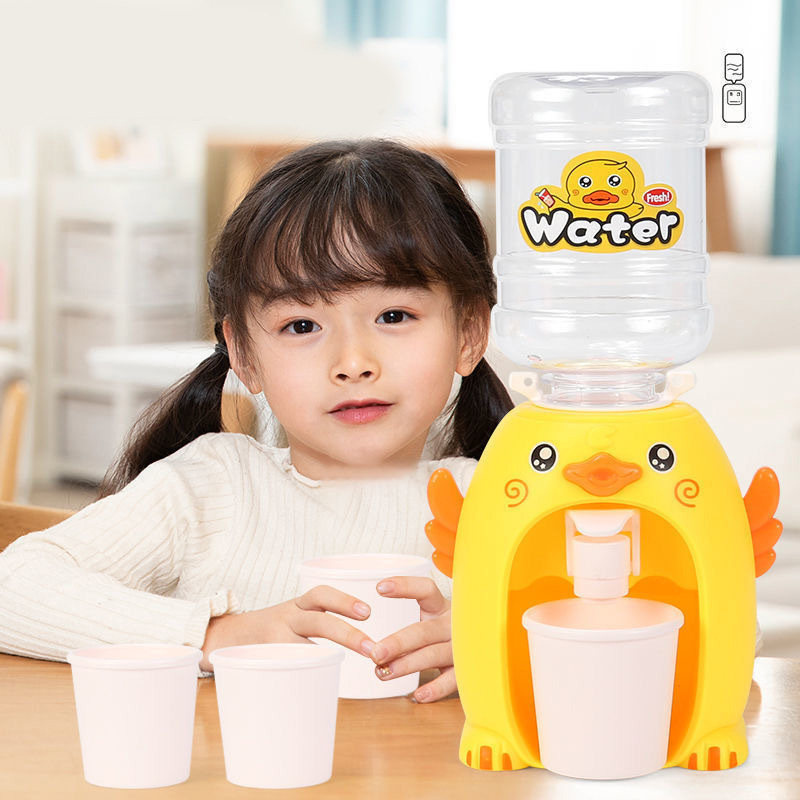 Children water dispenser toy card the boy celebrity through family