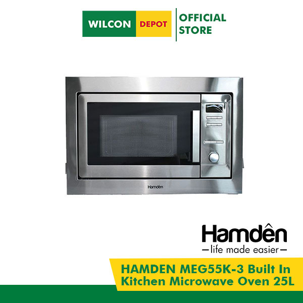 HAMDEN MEG55K3 Built In Kitchen Microwave Oven 25L by Wilcon Depot Shopee Philippines