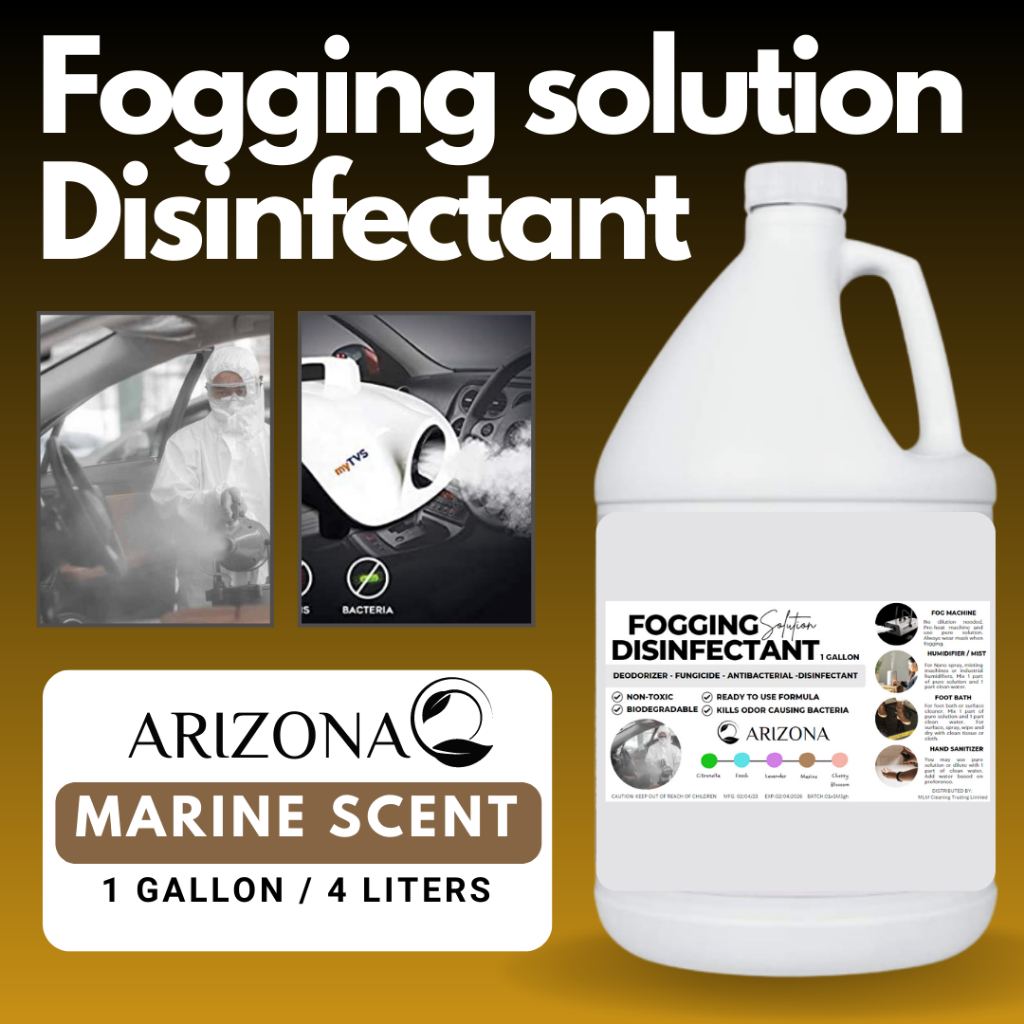 Marine Scent DISINFECTANT FOG SOLUTION for Fogging Machines [ARIZONA