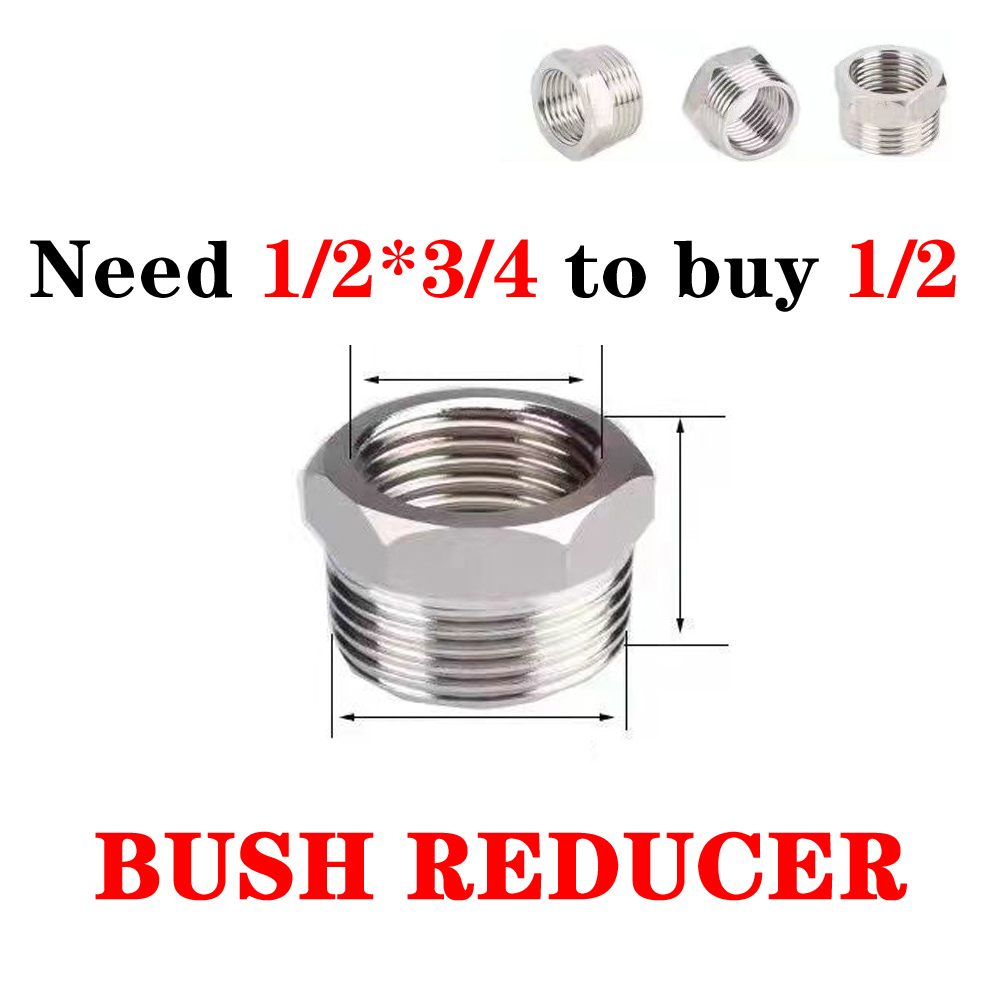 COD Standard Thickened Stainless Steel Pipe Fittings (Sizes1/2",3/4