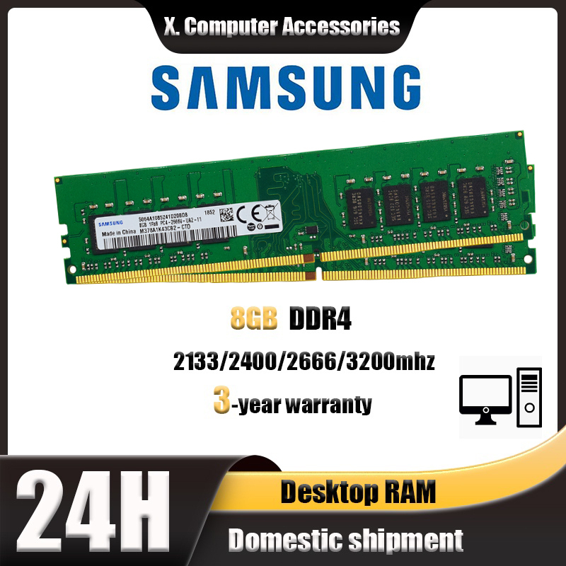 【Local】Desktop RAM DDR4 Samsung 4GB 8GB 16GB 2133 2400 2666 3200MHZ ...
