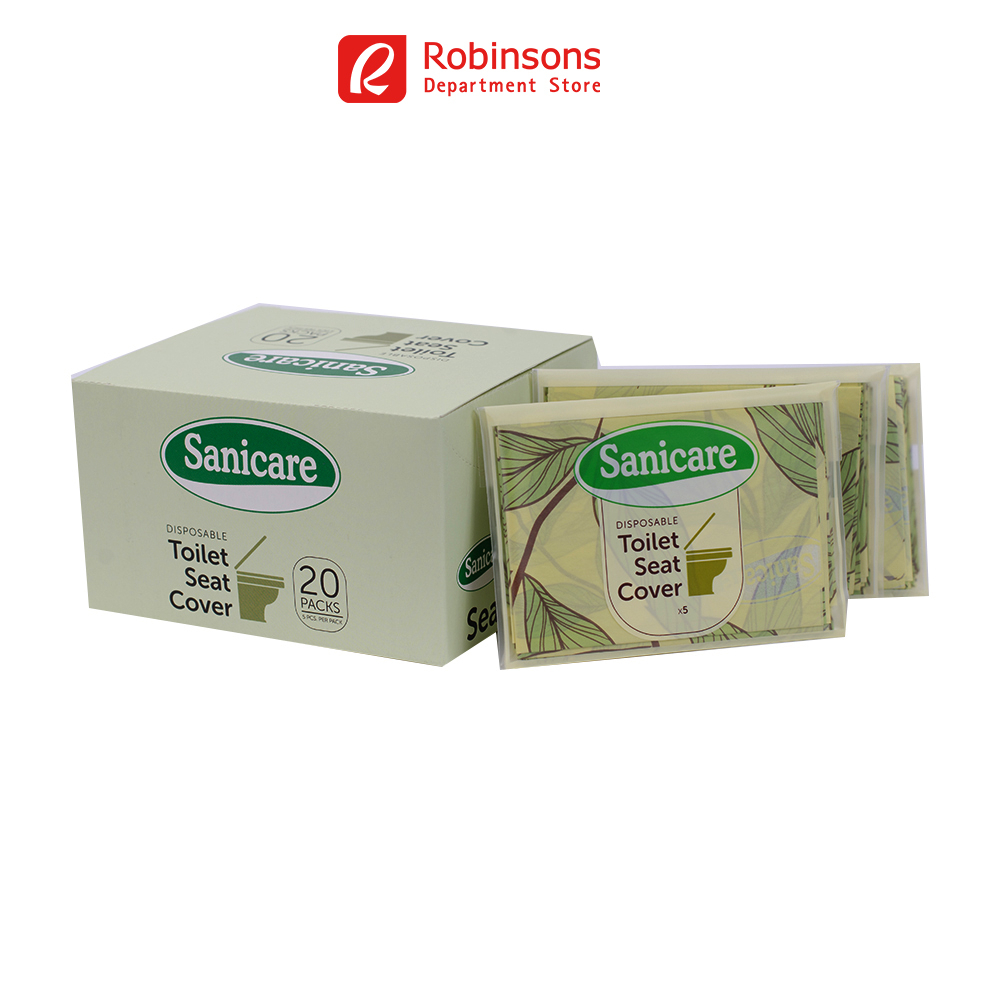 Sanicare Disposable Toilet Seat Cover (5 Sheets) Shopee Philippines