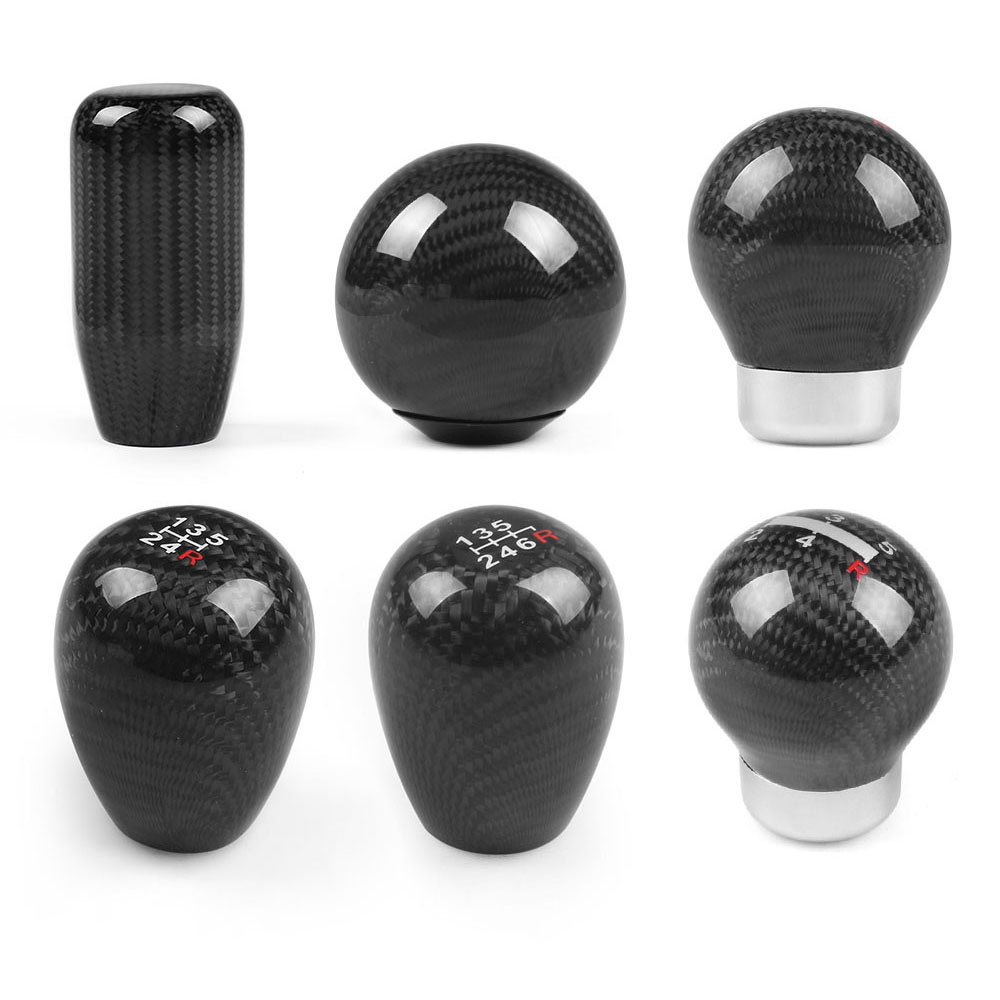 Racing Real Carbon Fiber Gear Shift Knob Car Gear Shift Knob Manual Automatic Gear Shift Knob