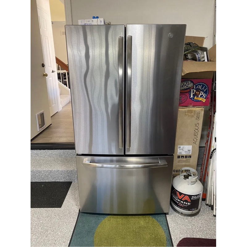 GE GNE27JYMFS 36" 27 Cu. Ft. French-Door Refrigerator - Stainless Steel ...