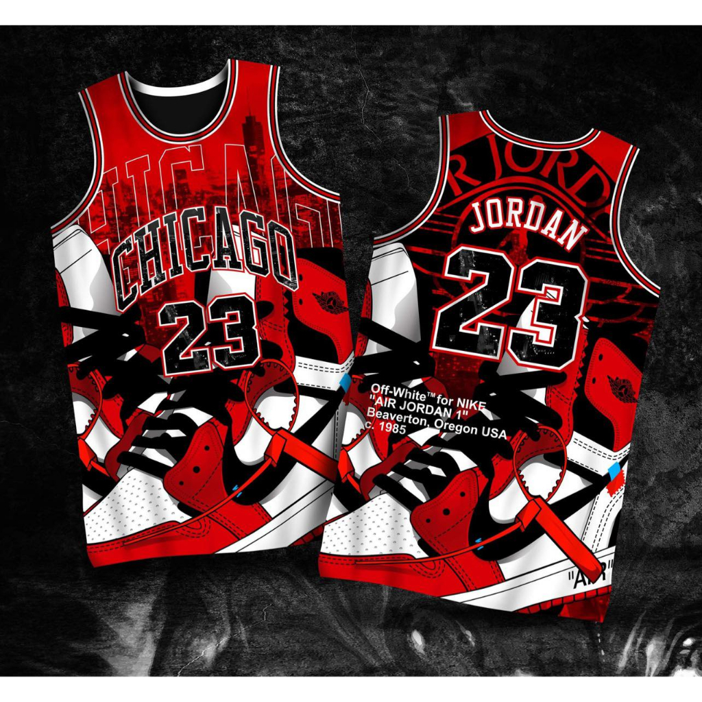 CHICAGO BULLS MICHAEL JORDAN JORDAN1 JERSEY | | Emphire Edition | Full ...